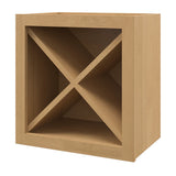 allen + roth Innsbrook 18-in W x 18-in H x 12-in D Rye Open Cube Organizer Wall Fully Assembled Cabinet (Flat Panel Style)