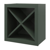 allen + roth Galway 18-in W x 18-in H x 12-in D Sage Open Cube Organizer Wall Fully Assembled Cabinet (Flat Panel Style)