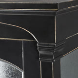 Andover 18 in. W x 16 in. D x 65 in. H Bathroom Linen Storage Tower Cabinet in Antique Black