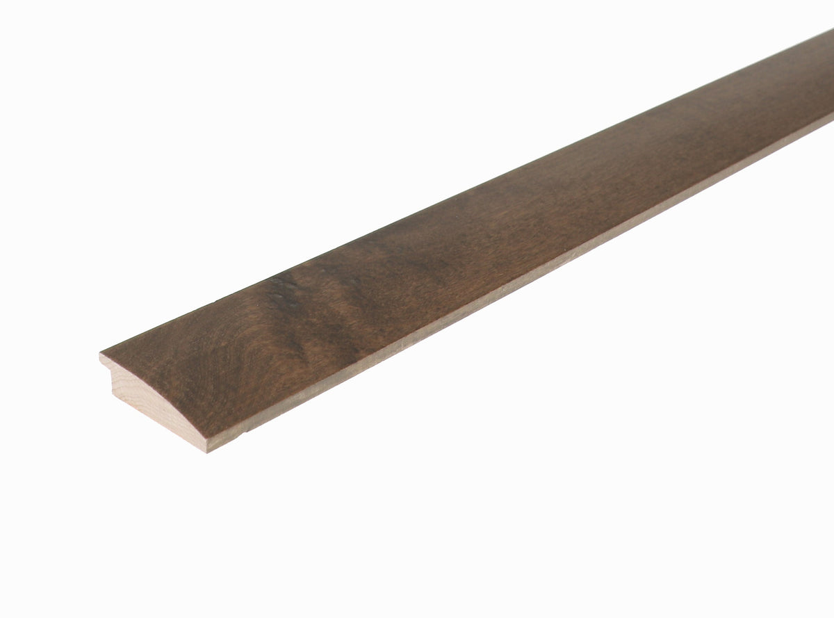 Flexco Roasted Distressed Hickory 2-in T x 0.6875-in W x 78-in L Solid Wood Reducer
