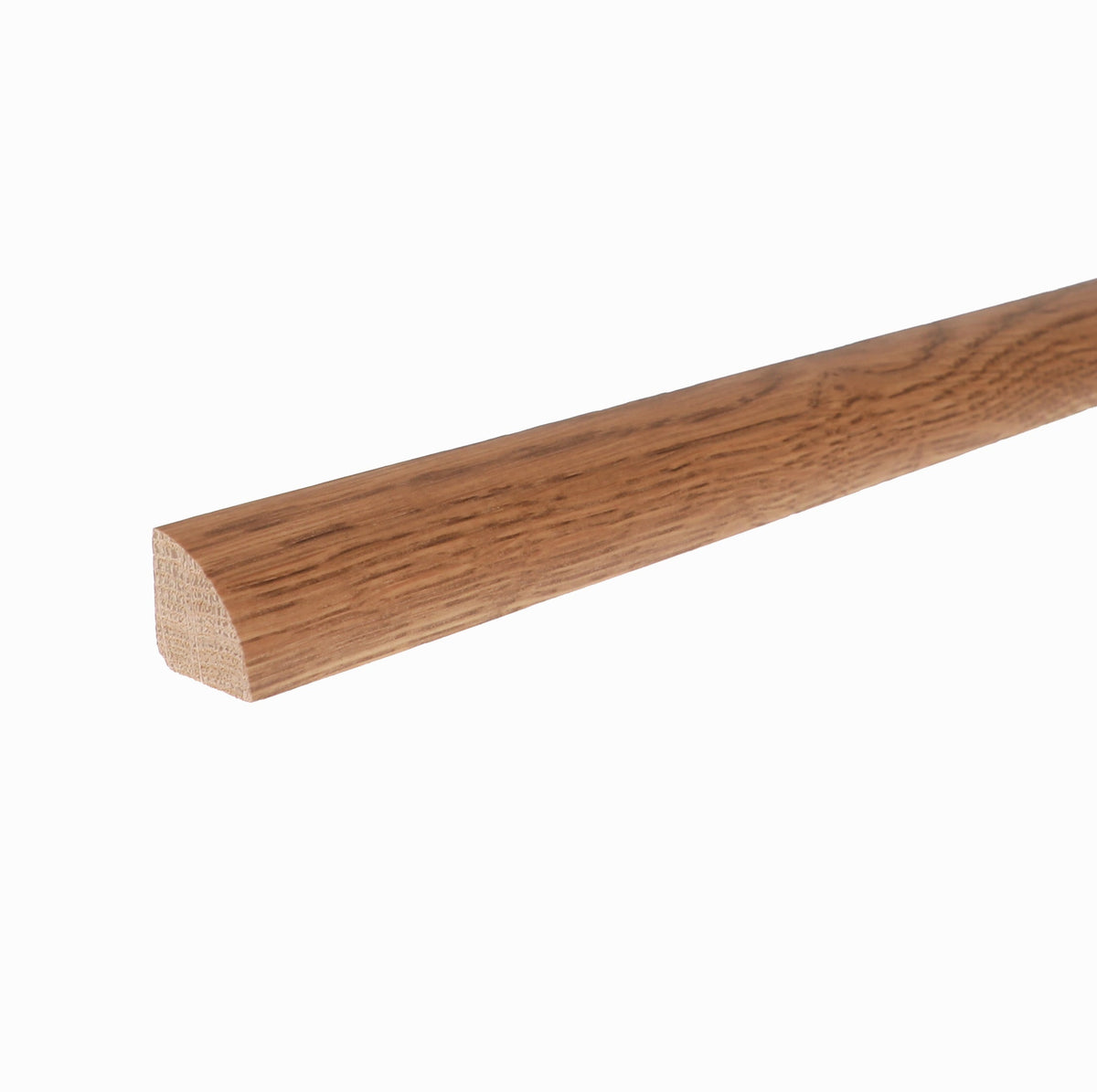 Flexco Brushed 0.75-in T x 0.75-in W x 78-in L Solid Wood Quarter Round