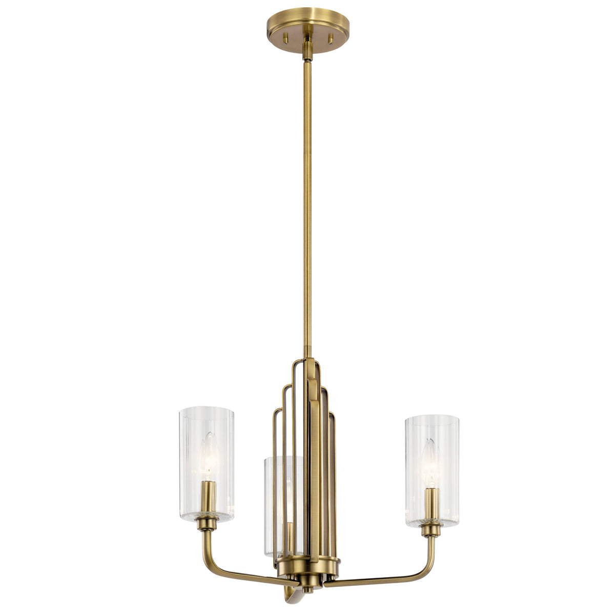 Kichler Kimrose 3-Light Brushed Vintage Chandelier
