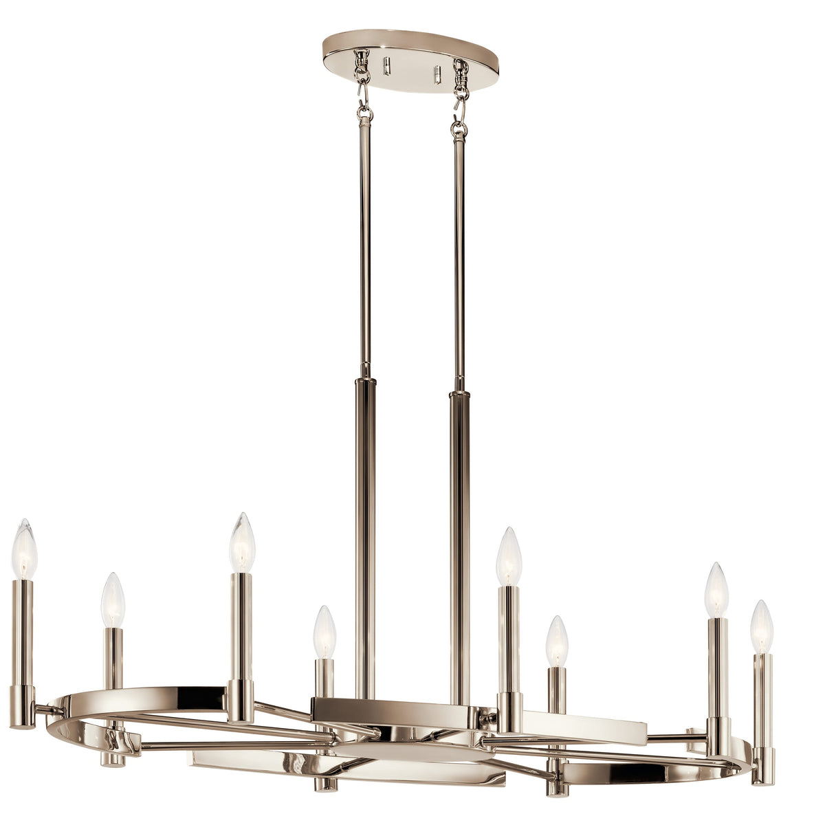 Kichler Tolani 8-Light Polished Nickel Modern/Contemporary Chandelier