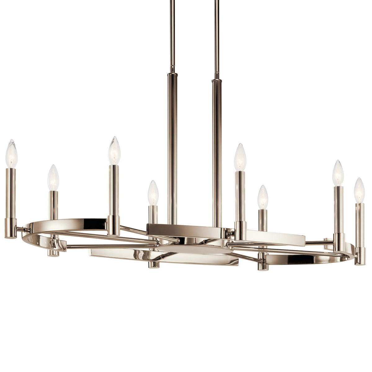 Kichler Tolani 8-Light Polished Nickel Modern/Contemporary Chandelier