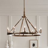 Kichler Emmala 10-Light Brushed Vintage Chandelier