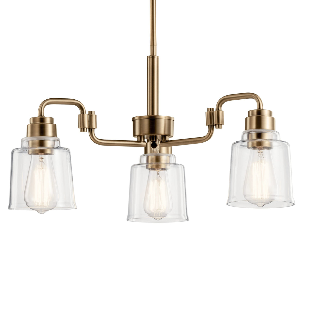 Kichler Aivian 3-Light Industrial Chandelier