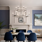 Kichler Tolani 12-Light Polished Nickel Modern/Contemporary Chandelier