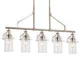 Kichler Everett 5-Light Polished Nickel Industrial Chandelier