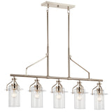 Kichler Everett 5-Light Polished Nickel Industrial Chandelier