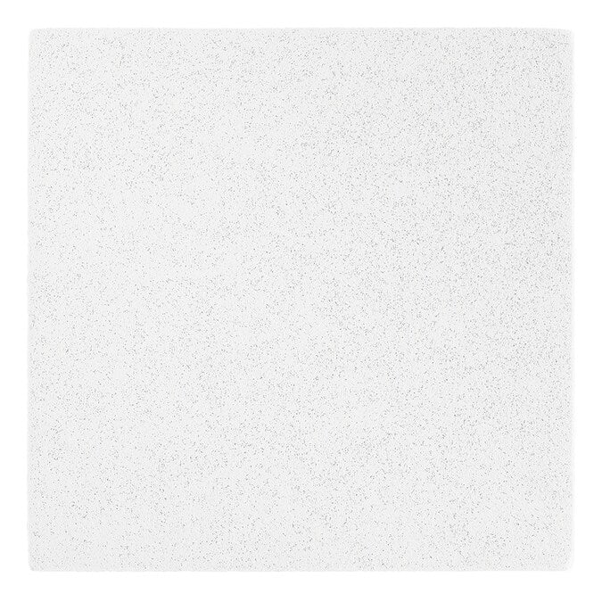 Armstrong Ceilings AcoustAffix White Mineral Fiber Surface-mount Ceiling Tile Sample