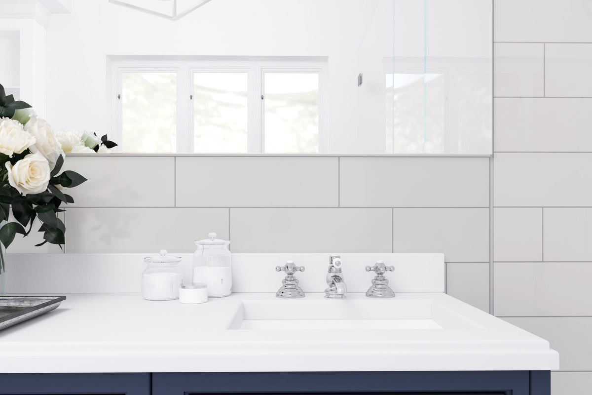 Satori Hudson Mist 4-in x 12-in Glossy Ceramic Subway Wall Tile (0.32-sq. ft/ Piece)