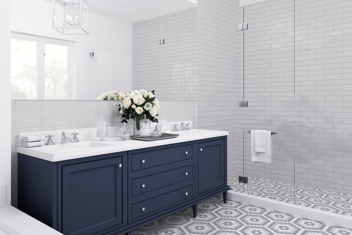 Satori Hudson Gatsby 8-in x 16-in Matte Porcelain Hexagon Mosaic Floor and Wall Tile (0.82-sq. ft/ Piece)