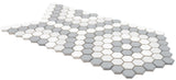 Satori Hudson Gatsby 8-in x 16-in Matte Porcelain Hexagon Mosaic Floor and Wall Tile (0.82-sq. ft/ Piece)