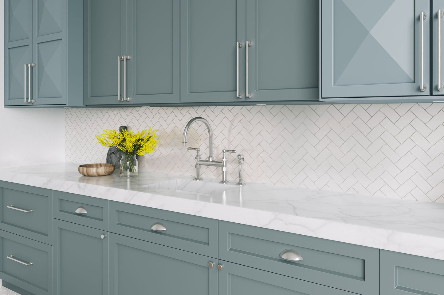 Satori Hudson 11-in x 11-in Glossy Porcelain Subway Mosaic Wall Tile (0.79-sq. ft/ Piece)