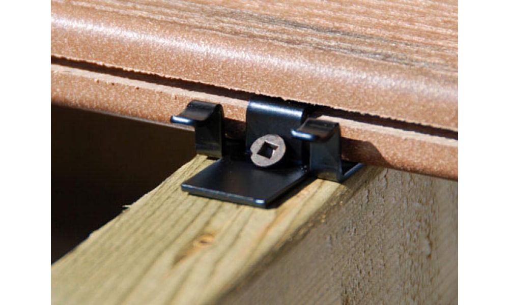 MoistureShield Steel 1-in Black Hidden Deck Fastener (25-Pack)