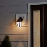 Project Source 2-Pack 11.41-in H Black LED Outdoor Wall Light
