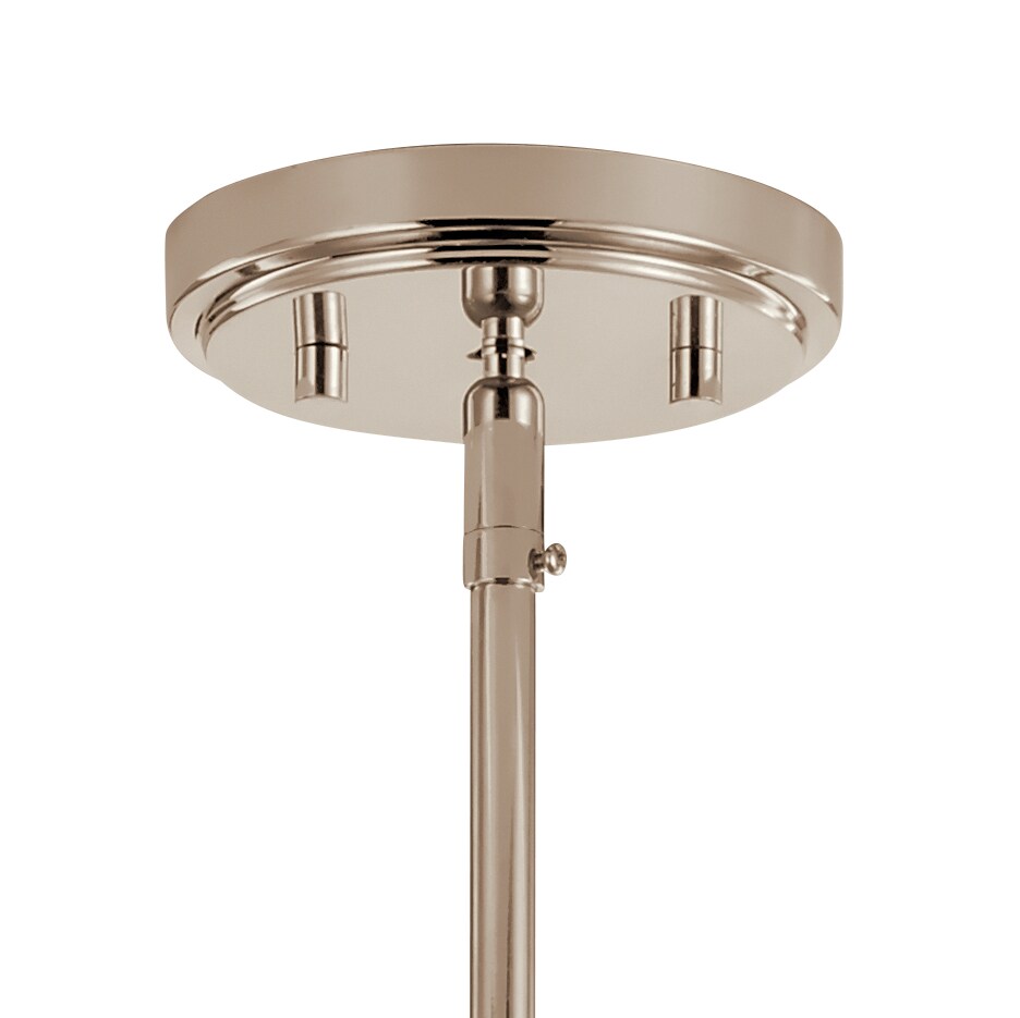 Kichler Everett 3-Light Polished Nickel Industrial Chandelier