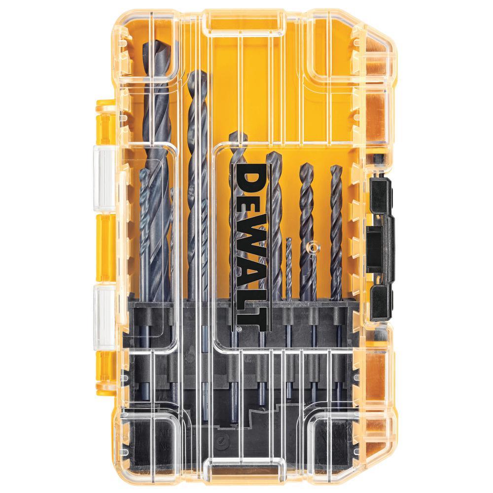 Black Oxide Drill Bit Set (19-Piece) with Tough Case - Super Arbor
