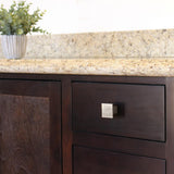 Cubist 1-7/16 in. Brushed Nickel Cabinet Hardware Knob Value Pack (10 per Pack) - Super Arbor