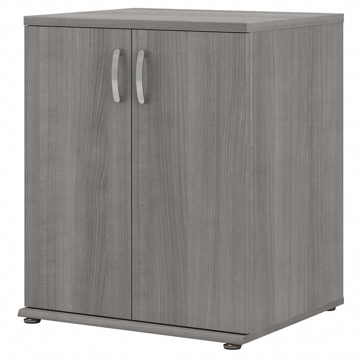 Bush Business Furniture Universal Storage 28.3464-in W x 33.9763-in H Wood Composite Platinum Gray Freestanding Utility Storage Cabinet