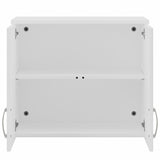 Bush Business Furniture Univeral Storage 28.3464-in W x 24.1732-in H Wood Composite White Wall-mount Utility Storage Cabinet