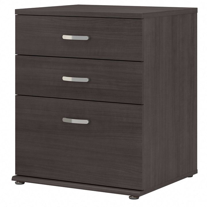 Bush Business Furniture Universal Storage 28.3464-in W x 33.9763-in H Wood Composite Storm Gray Freestanding Utility Storage Cabinet