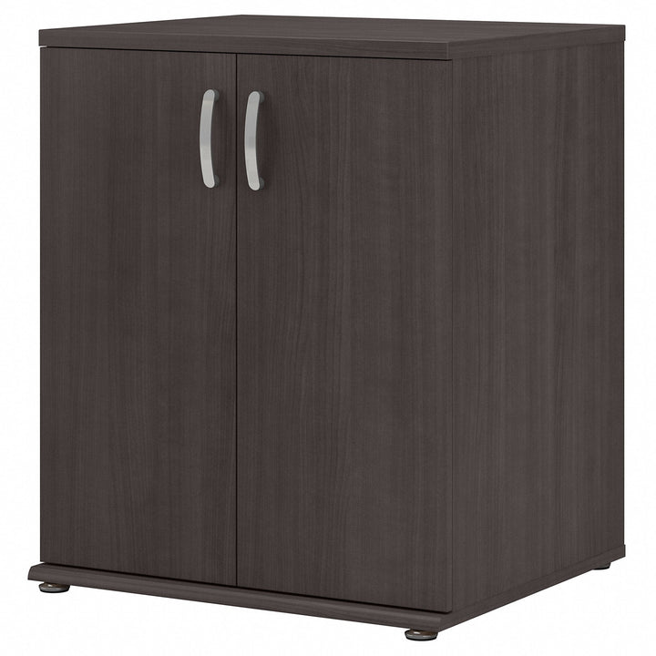 Bush Business Furniture Univeral Storage 28.3464-in W x 33.9763-in H Wood Composite Storm Gray Freestanding Utility Storage Cabinet