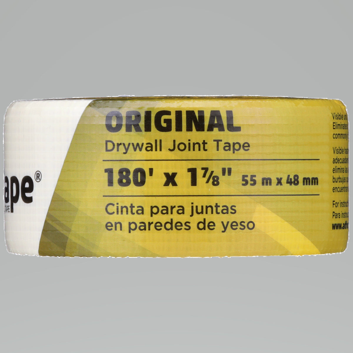 Saint-Gobain ADFORS FibaTape Standard Yellow 1.875-in x 180-ft Mesh Construction Self-adhesive Drywall Joint Tape