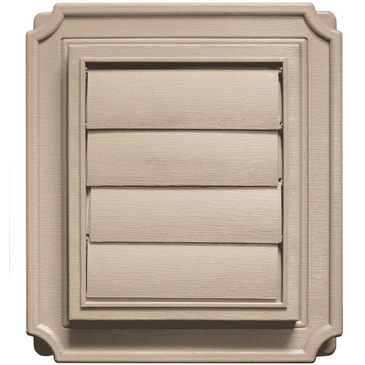 7.875 in. x 7.875 in #023 Wicker Scalloped Exhaust Siding Vent - Super Arbor