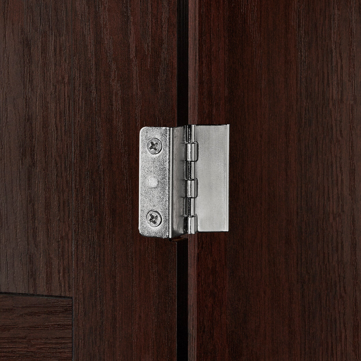 RiverRidge Hayward 23.63-in x 40.13-in x 11.81-in Dark Veneer Woodgrain Freestanding Linen Cabinet