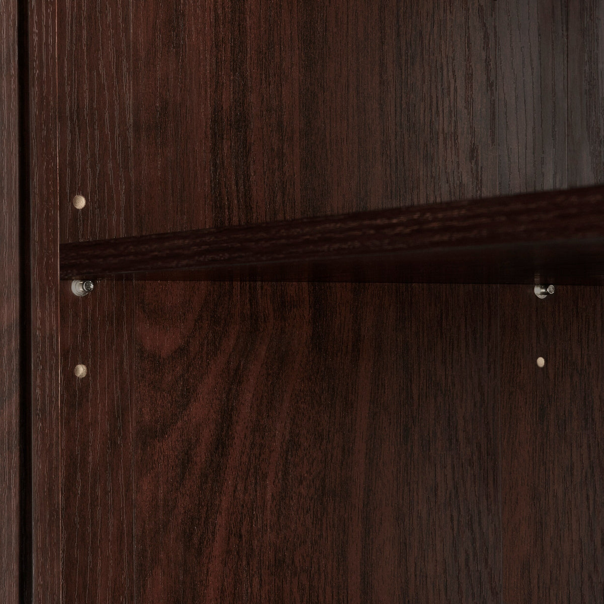 RiverRidge Hayward 23.63-in x 40.13-in x 11.81-in Dark Veneer Woodgrain Freestanding Linen Cabinet