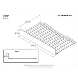 Urban White Trundle Full Bed - Super Arbor