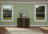 RELIABILT 3201 Series Replacement 31-3/4-in x 53-1/2-in x 3-1/4-in Jamb White Vinyl Low-e Argon Double Hung Window Half Screen Included