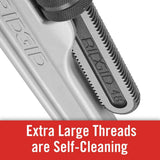 48 in. Model 848 Aluminum Straight Pipe Wrench - Super Arbor