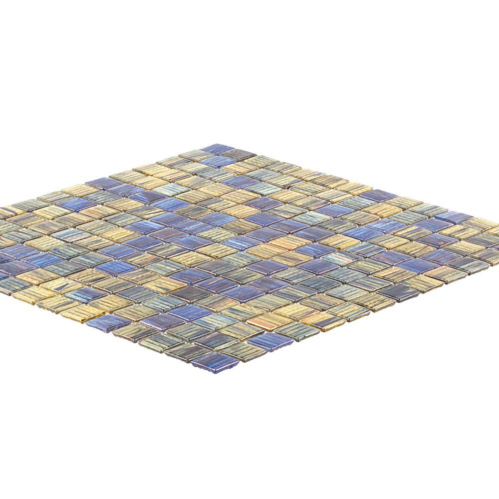 Vineyard 12 in. x 12 in. x 4 mm Glass Mosaic Wall Tile - Super Arbor