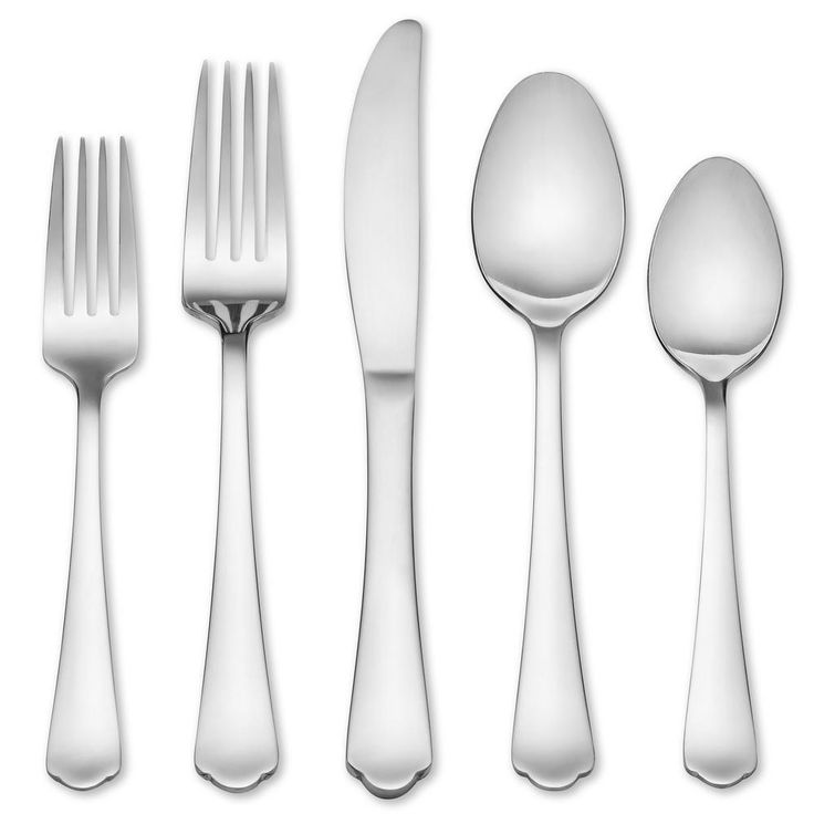 Victoria - 58 Piece 18/0 Stainless Steel Flatware Set (Service for 8)
