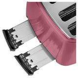 4-Slice Red Toaster with Rack