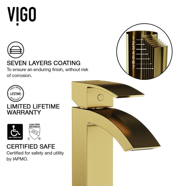 VIGO Lotus Matte Stone Vessel Bathroom Sink in White with Duris Faucet in Matte Gold