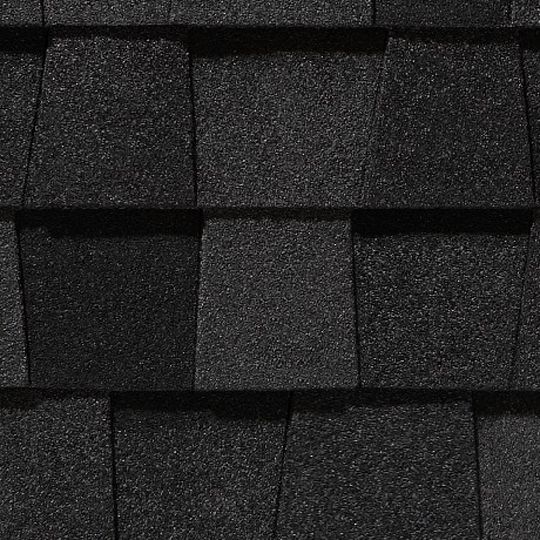 CertainTeed Roofing Landmark PRO Architect 80 Asphalt Shingles – Max Def Moire Black, 38-3/4 in L x 13-1/4 in W, 5-5/8 in Exposure