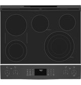 GE Profile 5.3 cu. ft. Electric Range with Steam-Cleaning Convection Oven and Air Fry in Stainless Steel