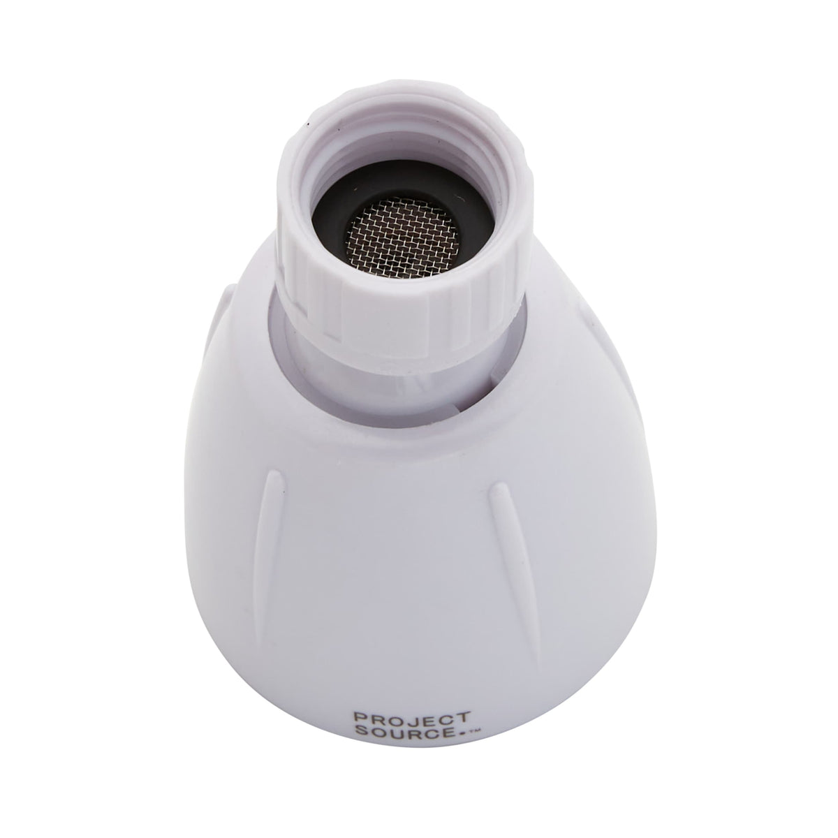 Project Source White 1-Spray Shower Head, 2.5 GPM (9.5 LPM)