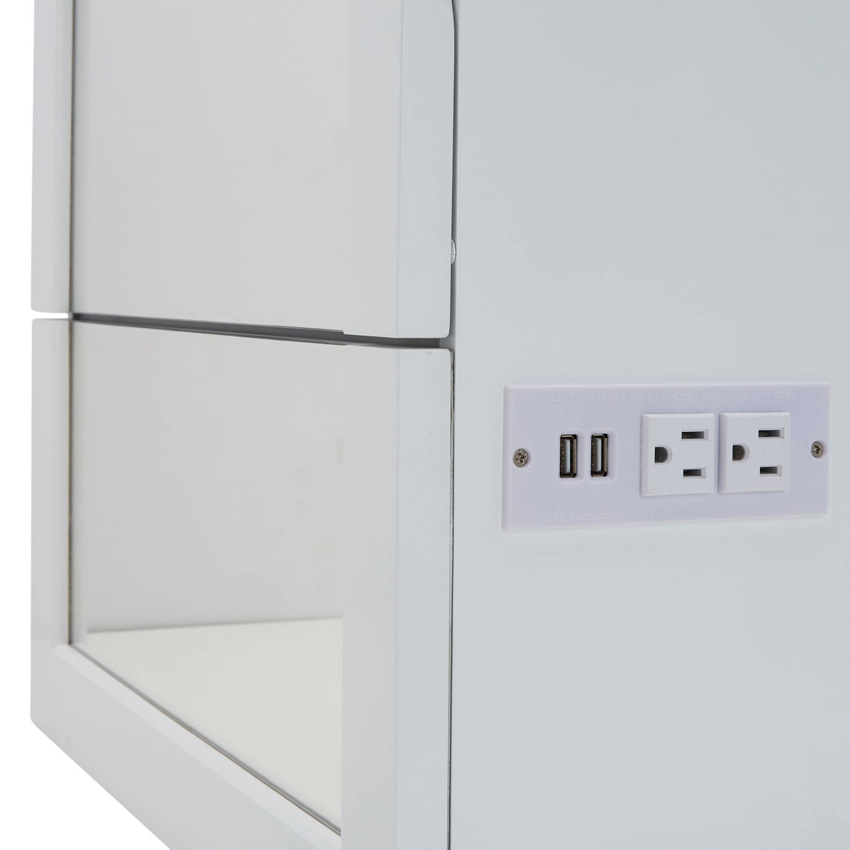 allen + roth 20-in x 26-in x 7-in White Soft Close Bathroom Wall Cabinet