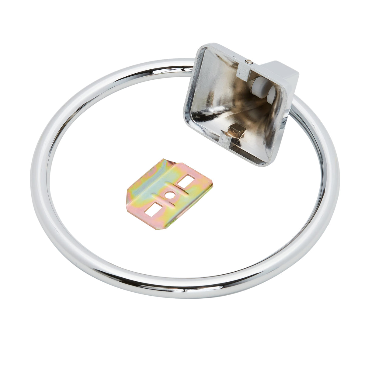 Project Source Seton Chrome Wall Mount Towel Ring