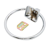 Project Source Seton Chrome Wall Mount Towel Ring