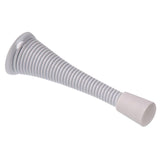 3 in. White Broad Base Spring Door Stop (5-Pack)