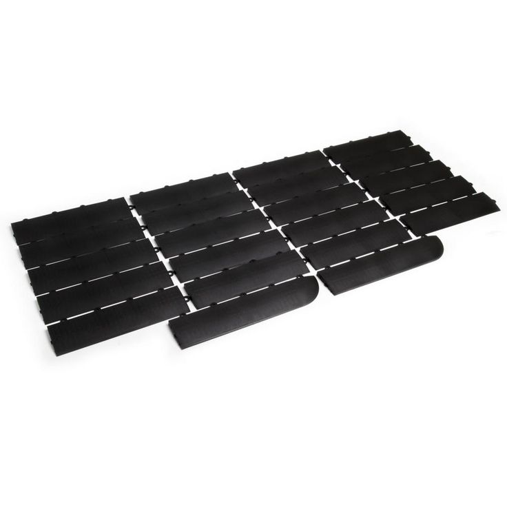 MotorDeck 12 in. x 3 in. Red Modular Edging Kit Female (22-Piece, Includes 2 Corner Edges)