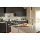 Delta Arctic Stainless 2-Handle Wall-Mount Pot Filler Handle Kitchen Faucet