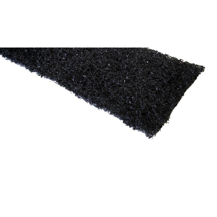 4 ft. Black Fiber 5K Style Insert Gutter Guard (8-Box) - Super Arbor