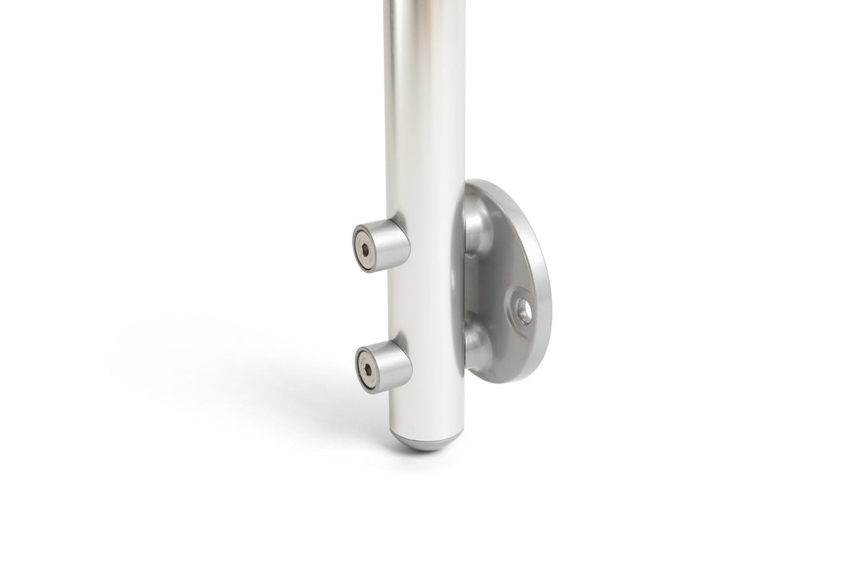 DOLLE 4-1/4-in x 42-in Prova Brushed Aluminum Round Deck Baluster
