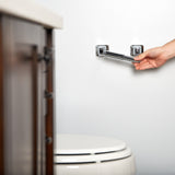 Project Source Seton Chrome Replacement Roller Toilet Paper Holder, 6-in x 1-in